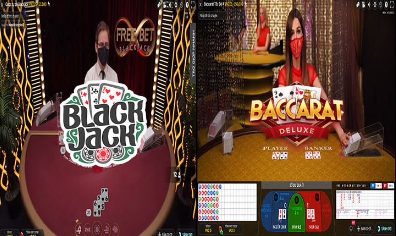 Phan biet game bai Baccarat va Blackjack